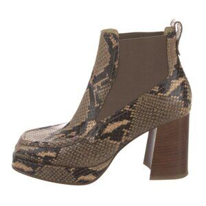 New Sold Out Labuqc Python Snake Print Boots EU 39 (Women's 8/8.5)